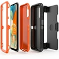 thumbnail image 3 of TASHHAR Samsung Galaxy A23 5G Case with Belt Clip Holster and Screen Protector Military Grade Protection 3 in 1 Shockproof Armor Rugged Durable Detachable for Galaxy A23 5G Phone - Black+Orange, 3 of 8