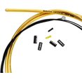 thumbnail image 2 of shiyou-One/Two Linear Bicycle Brake Cable Housing Kit with 1 Set Bike Brake Line, 1 Piece Bike Cable Housing with 2 Alloy End Caps Compatible for All V Brakes, 2 of 4