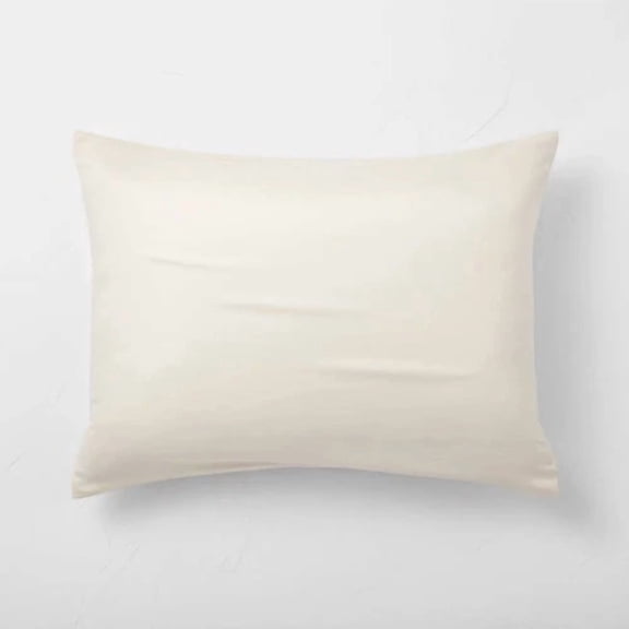 Casaluna Comforter Sham Lyocell Cotton Blend Soft Fabric Casaluna, Cream, King
