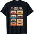 thumbnail image 2 of 100% Cotton Old School Playlist Retro 80s 90s Cassette Tape Music T-Shirt, 2 of 5