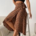 thumbnail image 6 of High Waisted Skirts for Women Boho Printed Tie Side Summer Skirts Casual Flowy Beach Holiday Long Skirts, 6 of 6