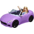 thumbnail image 4 of Barbie Doll (11.5 in Blonde) & Purple Convertible Car, 3 to 7 Year Olds - Walmart Exclusive, 4 of 6