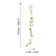 thumbnail image 2 of unbranded Adorno Colgante De De Rosas Falsas Estilo Rattan Para Decorar Y Puertas, 2 of 6