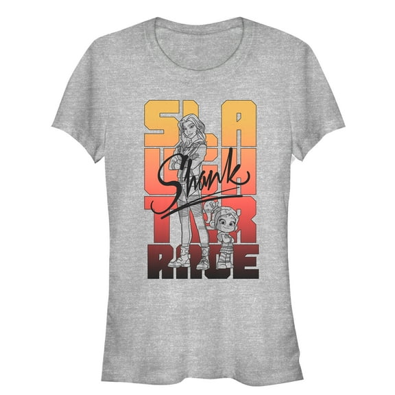 Junior's Ralph Breaks the Internet Slaughter Racer  Graphic Tee Athletic Heather Medium