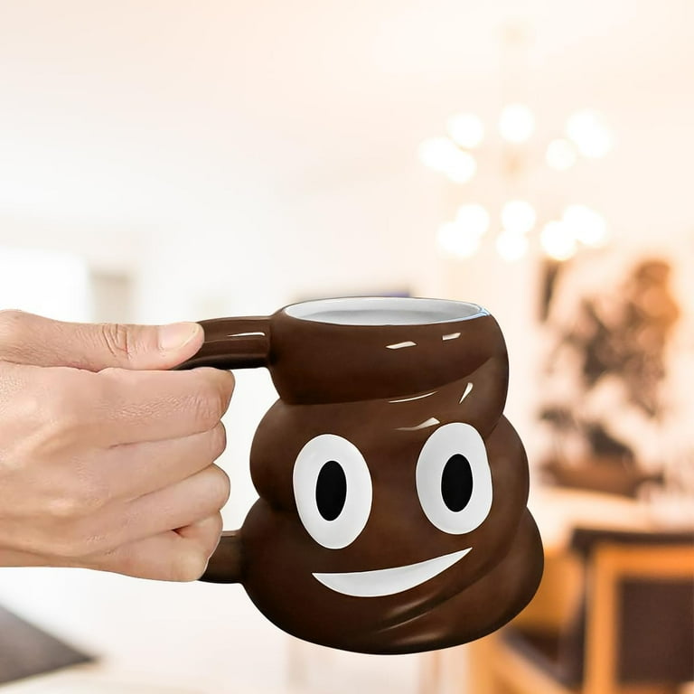 Queen of Poo Poop Emoticon 2 tasses à café - 0085-Noir
