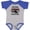 Heather and Royal, variant on Future Snowmobile Champion Boys or Girls Baby Bodysuit
