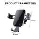 thumbnail image 2 of Soporte para teléfono móvil para coche, soporte manos libres con abrazadera, compatible con todos los teléfonos móviles, 2 of 6