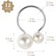 thumbnail image 2 of Napkin Rings, Silver Pearl Metal Napkin Rings (12pcs), 2 of 4