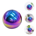 thumbnail image 4 of MOVTOTOP 2Pcs Stainless Steel Gazing Globe Mirror Ball Garden Lawn Reflective Ornament, 4 of 8
