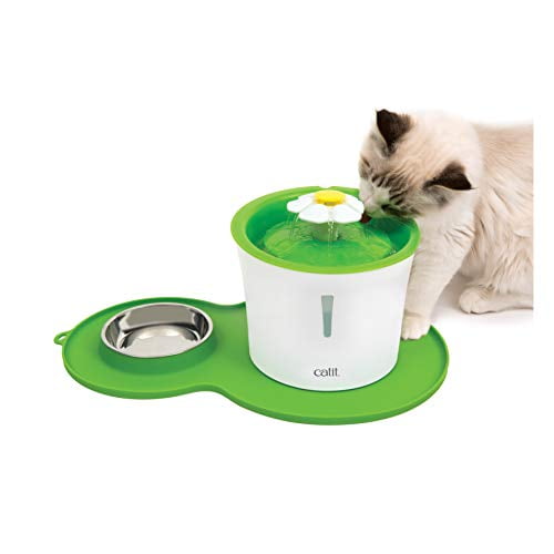 Catit Cat Flower Fountain with Placemat Kit, 3L