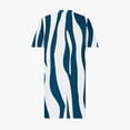 thumbnail image 5 of Amzcrzy Robes pour Femmes Robes Grande Taille pour Femmes aux Courbes Robes pour Femmes Robe Ample Imprimée Décontractée à Manches Courtes à Col en V Longueur Genou Robe Midi pour Femmes, 5 of 5