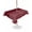 Red, variant on Outdoor Tablecloth with Umbrella Hole for Patio/Picnic/Party/Camping, Grey Striped Waterproof Table Cloth Rectangle Table Cover Washable, Vintage Stripes Ombre (60"x 102")