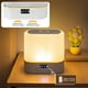 thumbnail image 5 of Lámpara de noche recargable de larga duración, lámpara de noche para el cuidado de los ojos, lámpara de alimentación para bebés, lámpara de dormir para dormitorio, reloj, lámpara de escritorio pequeña, 5 of 6