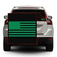 thumbnail image 2 of American US Flag Vinyl Decal Sticker for Laptop/Car/Truck/Window/Bumper (Matte Green, 18in x 10in), 2 of 4