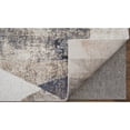 thumbnail image 4 of Feizy Gilmore Modern Color Block, Blue/Ivory/Taupe, 10' x 14' Area Rug Stain Fade Resistant Pet & Kid Friendly Bohemian & Eclectic Geometric Floor Rug for Living room Bedroom, 4 of 9