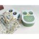 thumbnail image 4 of Lunch Box con divisor 2 compartimentos Lunch Box con divisor Boys Girls Cartoon Owl Bowl Desayuno Desayuno Bento Portable Bento (gris) Sincero  Hogar, 4 of 6