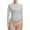 Grey, variant on breaise Plus Size Clearance Women Long Sleeve Mock Turtleneck Shirts Stretch Slim T Shirt Casual Lightweight Tight Tops S-5XL