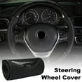 thumbnail image 2 of Car Steering Wheel Cover, Add Style and Comfort, Fiber Leather, 38cm Diameter, 6 Colors Available, DIY Kit Included, 2 of 8