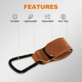 thumbnail image 3 of Addmotor 2PCS Stroller Hooks, Leather Stroller Clips, Baby Stroller Straps Hook, Multipurpose Hooks for Hanging Bags, Diaper Bags, Shopping, Travel, 3 of 10
