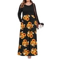 thumbnail image 6 of TARAINYA Plus Size Women Long Sleeve Maxi Dress Casual Dresses with Pockets, 6 of 9