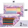 thumbnail image 2 of Mr. Pen- Pencil Pouch, 2Pack, Pencil Pouches, Pencil Pouch for 3 Ring Binder Pencil Pouch, Pencil Cases, 2 of 6