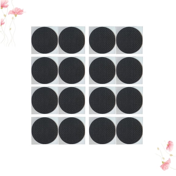 AURARMLET 60Pcs Furniture Table Feet Covers Black Chair Leg Pads Anti Scratch Soft Protectors for Home and Office