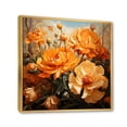 thumbnail image 2 of Designart "A Melody of Gold The Marigold s Beauty I" Floral Floater Framed Canvas Print, 2 of 7
