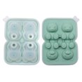thumbnail image 1 of Works compatible with Machine Funnel with Cute Buckets Ice Packs Freezer Ice Baby Silicone With Shapes Mould Food Grade Silicone 4 Grids Stereoscopic Design Large Tray With, 1 of 3