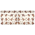 thumbnail image 3 of Patterned Bells Kitchen Curtains Tier Set 27x36 Inch 2 Panels Semi Sheer Light Filtering Privacy UV Protection, 3 of 8