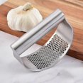 thumbnail image 3 of Jinyi Garlic Press Er Less Steel Garlic Crusher With Opener And Silic Garlic Er Kit Gadts Ginr Crusher With Cleanin, 3 of 3