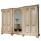 thumbnail image 1 of European solid wood painted gold six door wardrobe French court luxury storage wardrobe furniture customization My Lux Decor Round, 1 of 7