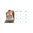 thumbnail image 2 of Women Y2K Cami Tank Top Spaghetti Strap V Neck Camisoles Summer Cute Sleeveless Crop Top Streetwear, 2 of 10