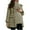 Beige, variant on Women's Coat Maternity 3 In 1 Winter Thicken Quilted Lined Warm Hooded Outwear Puffer Down Jacket Parka with Pockets