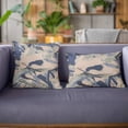 thumbnail image 3 of Plutus 20" x 30" Modern Art Graphic Print Luxury Throw Pillow in Blue, 3 of 9