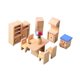 thumbnail image 2 of Casa de muñecas de madera, juego de muebles en miniatura, manualidades, decoración de casas de muñecas, miniatura Comedor, 2 of 9