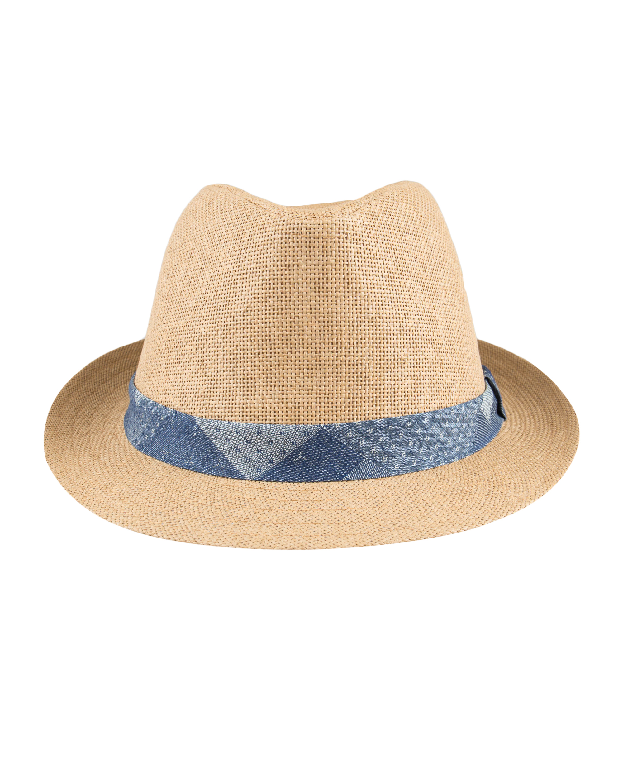 Levi's Men's Fedora Hat with Patchwork Band