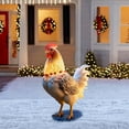 thumbnail image 5 of Horivan Christmas Chicken Yard Stake Outdoor Garden Decor Durable Acrylic Farm Animal Holiday Decoration for Lawn Patio Festive Party Supplies, 5 of 5