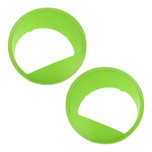 Unique Bargains Headlight Trim Bezel Headlamp Bezel Headlight Cover Decor for Jeep Wrangler JK 2007-2017 Green ABS 2 Pcs Front Left, Front Right Car