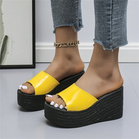

CAICJ98 Women Shoes Women s Sport Sandals Hiking Sandals with Arch Support Yoga Mat Insole Outdoor Light Weight Water Shoes Yellow