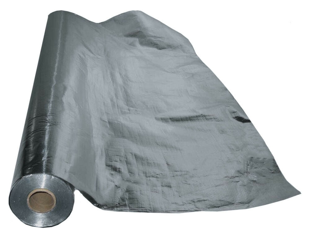 Reflective Foil Insulation Radiant Barrier Industrial Strength 4ft x 4ft SOLID 