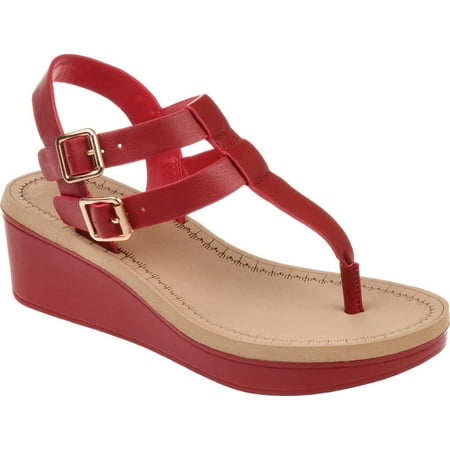 

Women s Journee Collection Wedge Thong Sandals