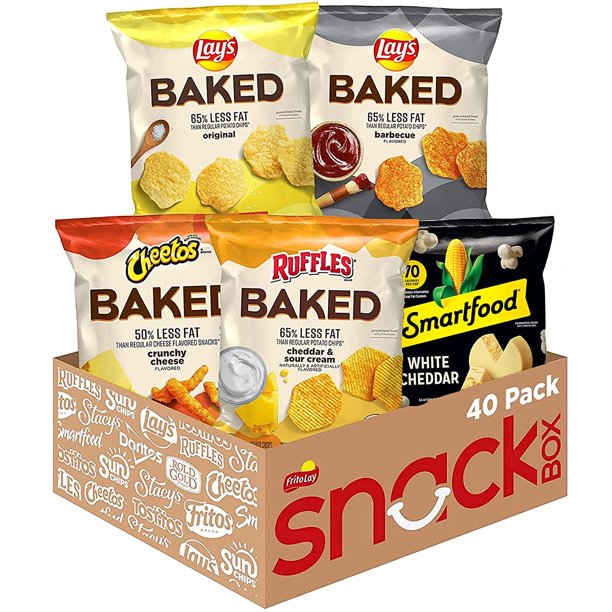 FritoLay Baked & Popped Mix Variety Pack, 40 Pack