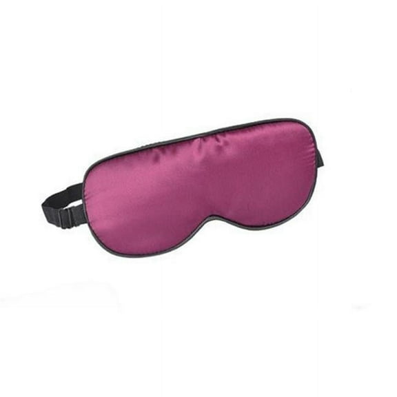 Silk Eye Mask Eye Shade Cover for Sleep with Strap - Purple