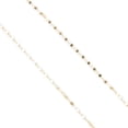 thumbnail image 4 of Dije inicial Ametrinaa con Zirconias y Cadena de Grano de Café Oro Italiano Solido 10k dorado W, 4 of 6