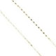 thumbnail image 4 of Dije inicial Ametrinaa con Zirconias y Cadena de Grano de Café Oro Italiano Solido 10k dorado W, 4 of 6