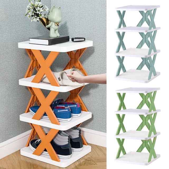Facile d'Installation Chaussure Rack Libre DIY Combinaison Empilable Espace d'Économie Chaussures de Magasin Grande Charge Portant Plate-Forme Élargie Chaussures Organisateur Articles Ménagers