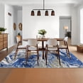 thumbnail image 3 of Garvee 8'x10' Modern Abstract Area Rug Washable Rug with Non Slip Backing, Low Pile Stain Resistant Indoor Carpet for Living Room Bedroom Dining Room, Blue, 3 of 8