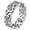 Silver, variant on FaithHeart Celtic Knot Band Rings for Men Stainless Steel Viking Irish Wedding Bands Old-school Stackable Rings Size 10