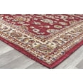 thumbnail image 4 of Rugs America Bardot BS010 Classic Burgundy Transitional Traditional Red Area Rug, 2'5''x8', 4 of 4