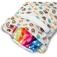 thumbnail image 3 of Bolsa seca húmeda reutilizable impermeable para bebé, bolsa de pañales, bolsa de traje húmedo reutilizable, bolsa organizadora de pañales grande colgante impermeable WD.WDQZL Hogar, 3 of 6